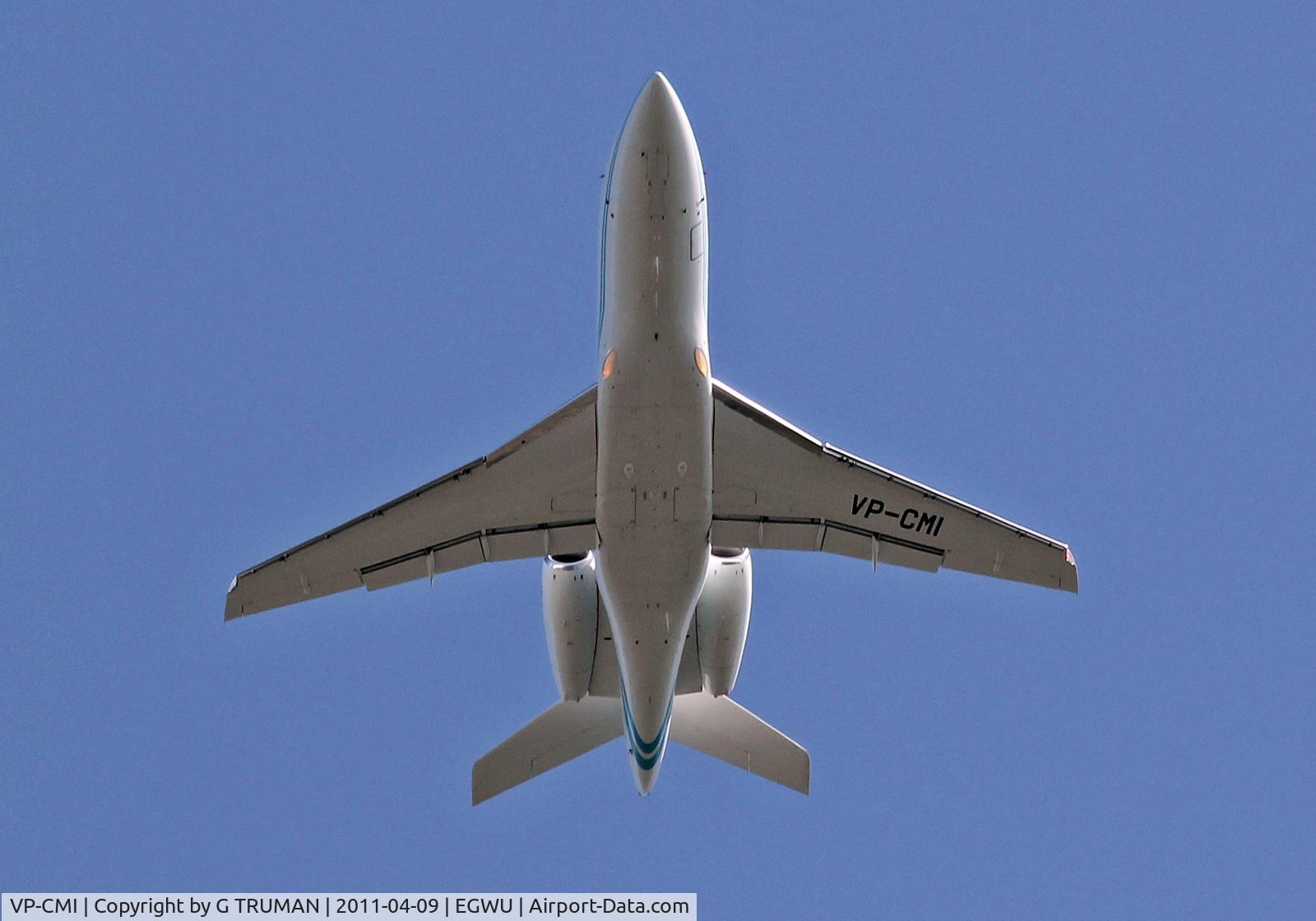 VP-CMI, 2007 Dassault Falcon 2000EX C/N 113, Base leg on approach to Northolt