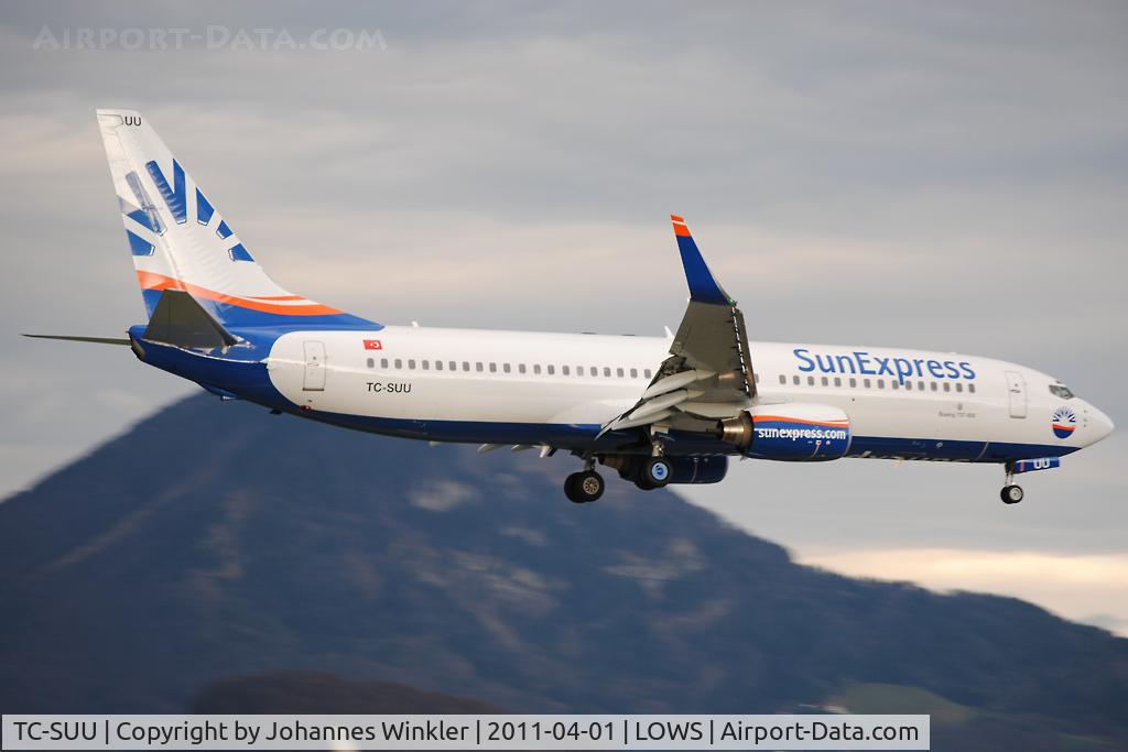 TC-SUU, 2001 Boeing 737-86Q C/N 30274, Sun Express B737