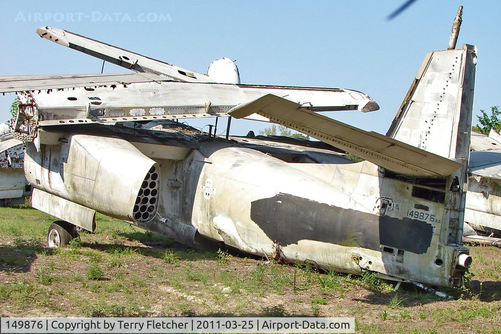 149876, Grumman S-2E Tracker C/N 151C, On the West Side of US-1 about 1 mile south of St.Augustine Airport FL - there is a grassed compound holding 9 x Ex Navy , Grumman Trackers