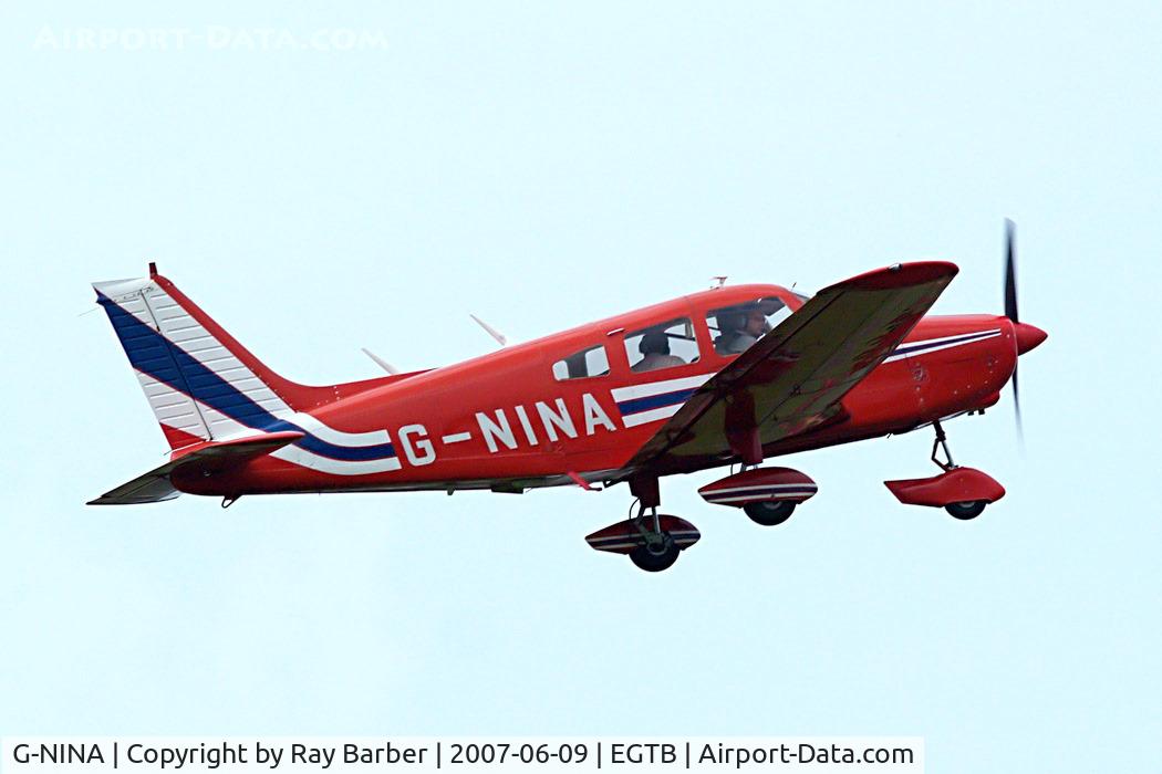G-NINA, 1977 Piper PA-28-161 Cherokee Warrior II C/N 28-7716162, Piper PA-28-161 Cherokee Warrior II [28-7716162] Booker~G 09/06/2007.