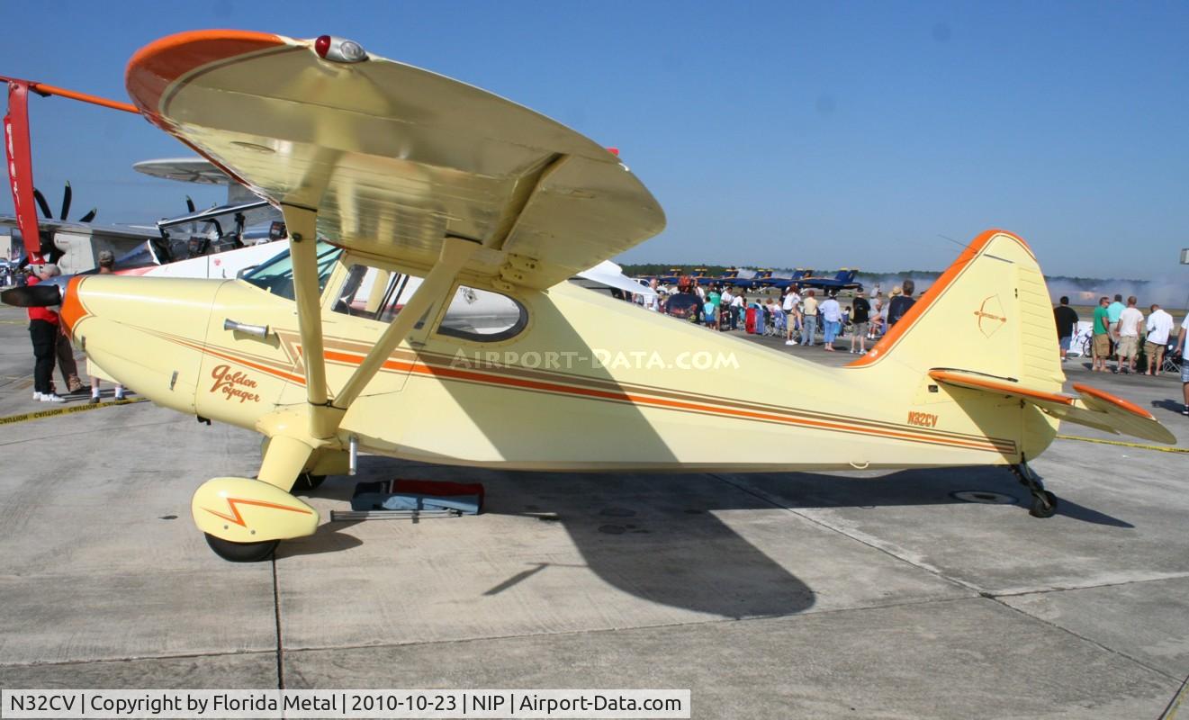 N32CV, 1947 Stinson 108-2 Voyager C/N 108-3032, Stinsoon 108-2