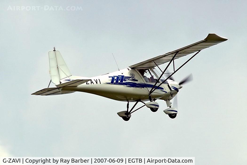 G-ZAVI, 2006 Comco Ikarus C42 FB100 C/N 0601-6777, Comco Ikarus C-42 Cyclone FB100 [0601-6777] Booker~G 09/06/2007.