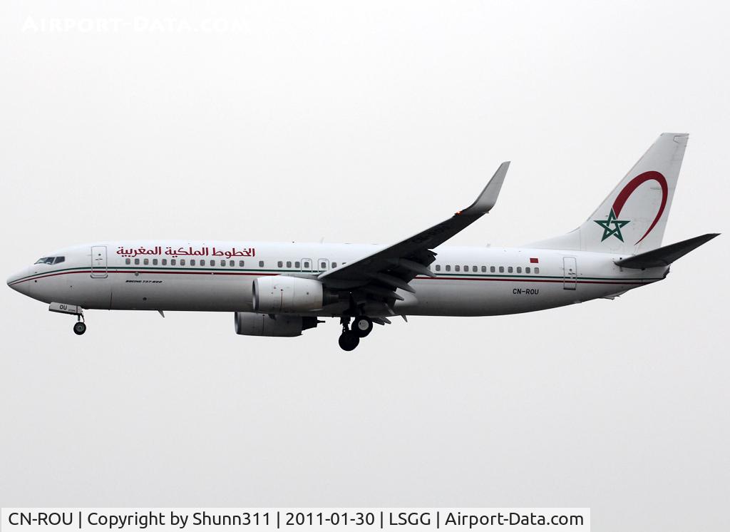 CN-ROU, 2009 Boeing 737-8B6 C/N 33069, Landing rwy 05