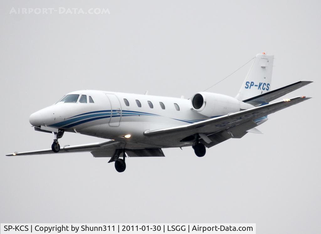 SP-KCS, 2006 Cessna 560XLS Citation Excel C/N 560-5649, Landing rwy 05
