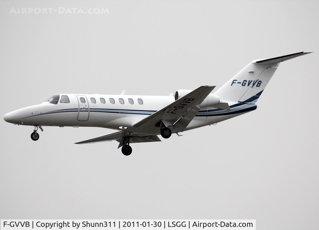 F-GVVB, 2008 Cessna 525B CitationJet CJ3 C/N 525B-0300, Landing rwy 05