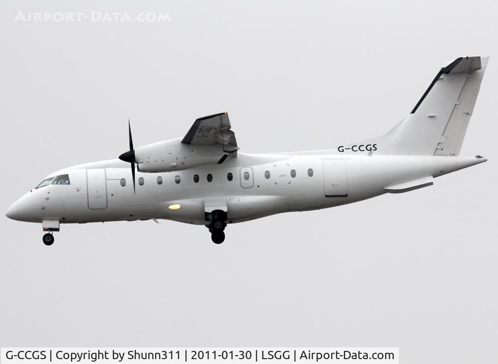 G-CCGS, 1998 Dornier 328-100 C/N 3101, Landing rwy 05