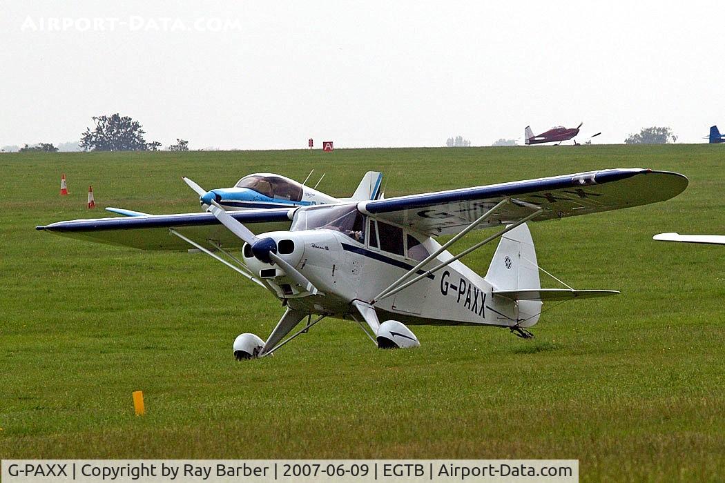 G-PAXX, 1954 Piper PA-20-135 Pacer Pacer C/N 20-1107, Piper PA-20 Pacer [20-1107] Booker~G 09/06/2007.