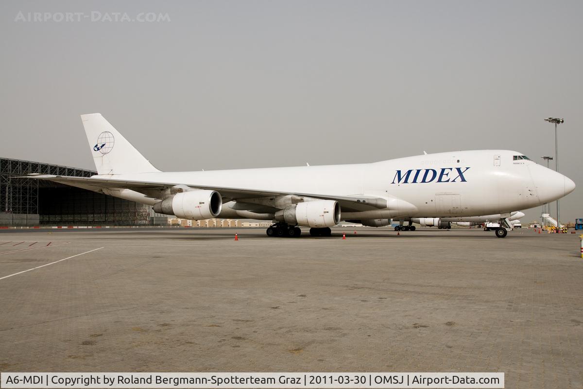 A6-MDI, 1990 Boeing 747-228F/SCD C/N 24879, Boeing 747-228F