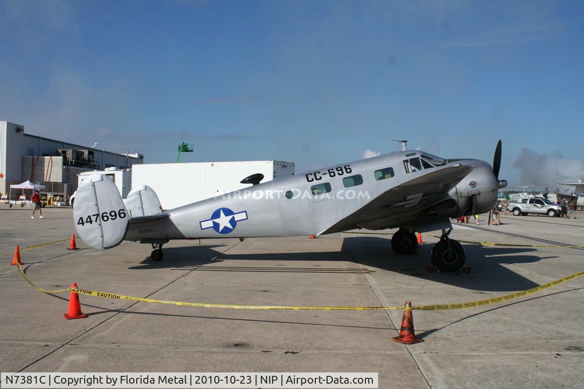 N7381C, 1944 Beech C18S C/N 8104, C-45