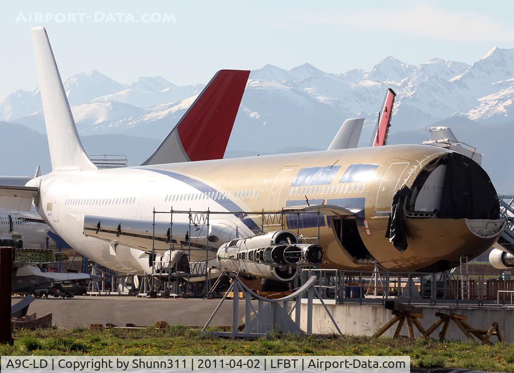 A9C-LD, 1995 Airbus A340-312 C/N 097, Scrapping process engaged...
