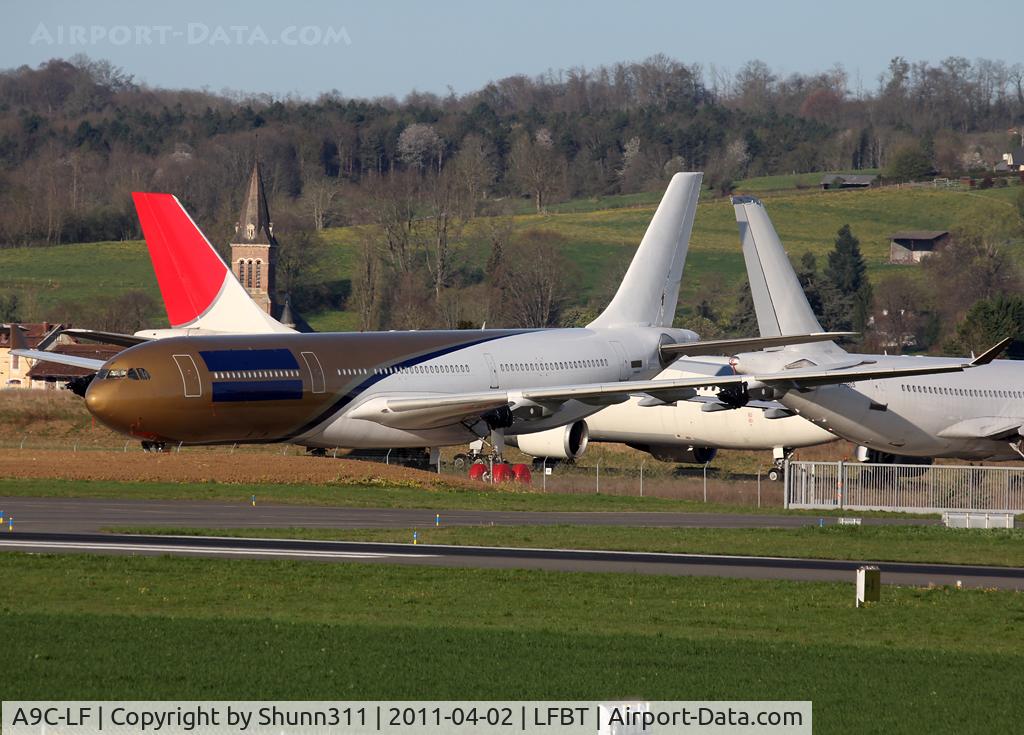 A9C-LF, 1996 Airbus A340-312 C/N 133, Still stored with minus engines...