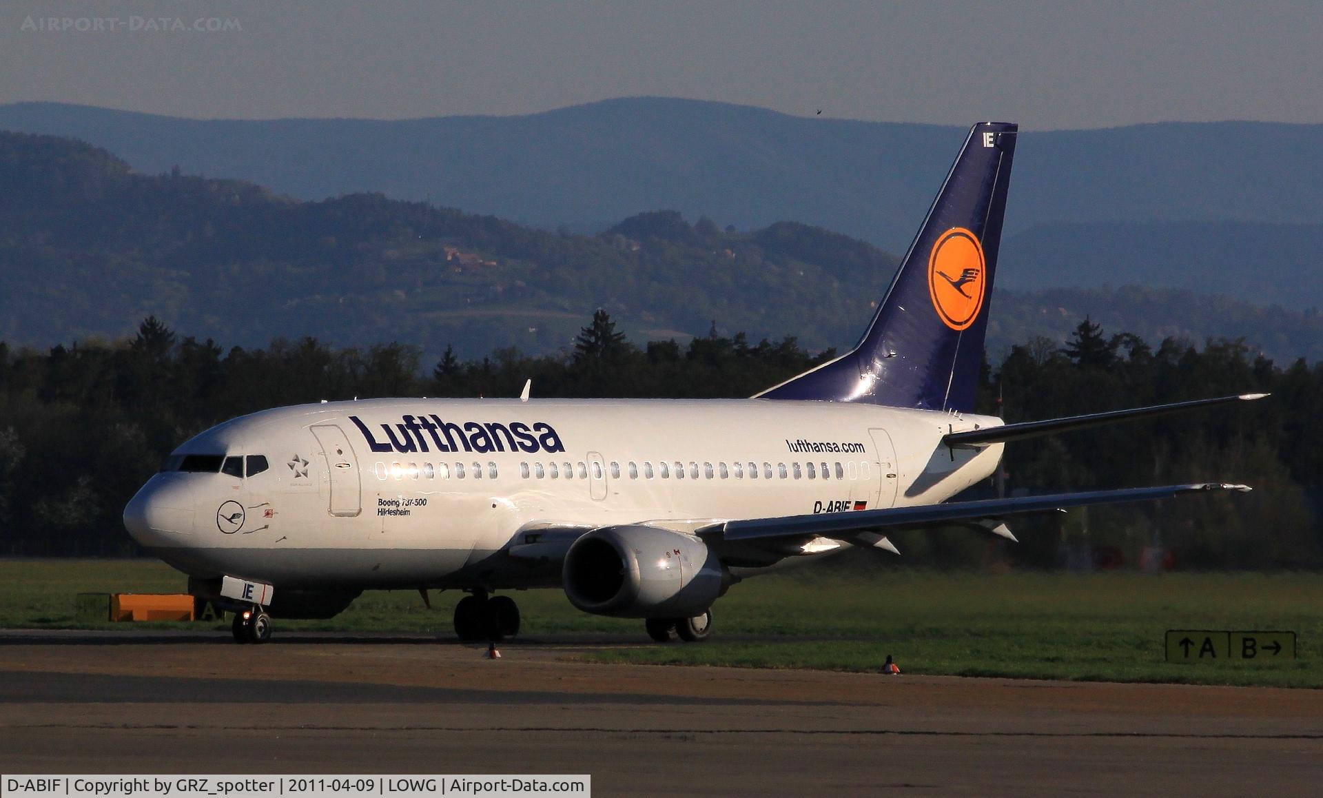 D-ABIF, 1991 Boeing 737-530 C/N 24820, ...