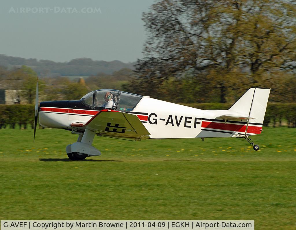 G-AVEF, 1963 SAN Jodel D-150 Mascaret C/N 16, SHOT AT HEADCORN
