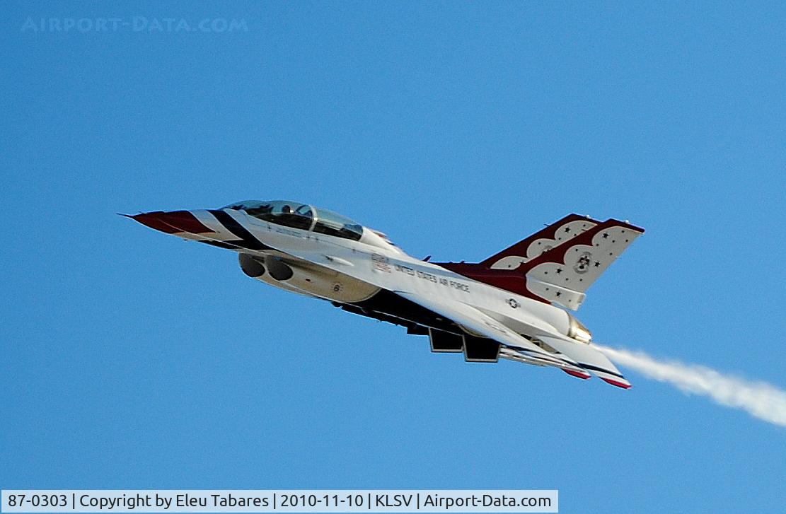 87-0303, 1987 General Dynamics F-16C Fighting Falcon C/N 5C-564, Taken at Nellis Air Force Base, Nevada.