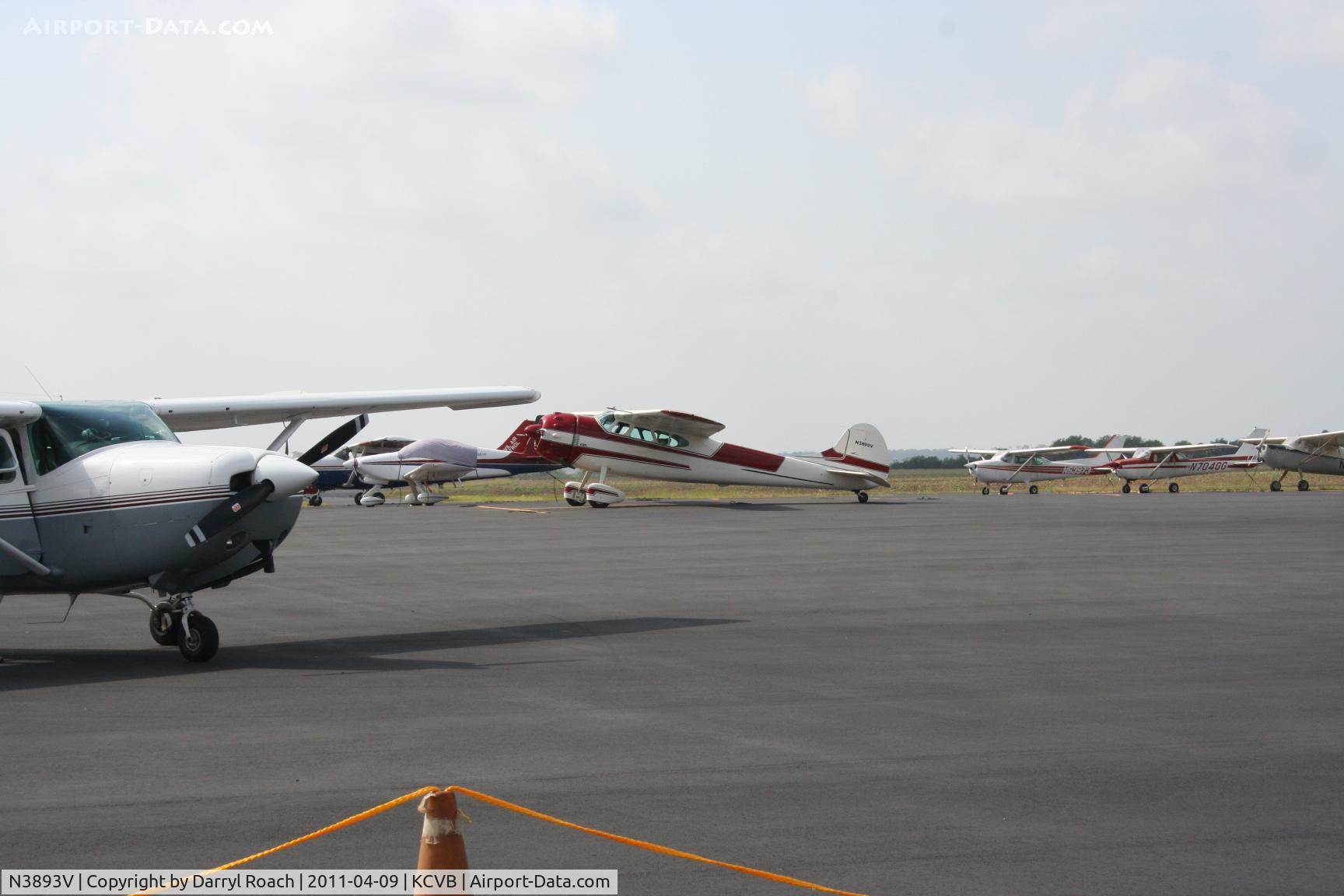 N3893V, 1949 Cessna 195 C/N 7365, C195 giving flights for Young Eagles...taken during a pilot break. Amazing aircraft.