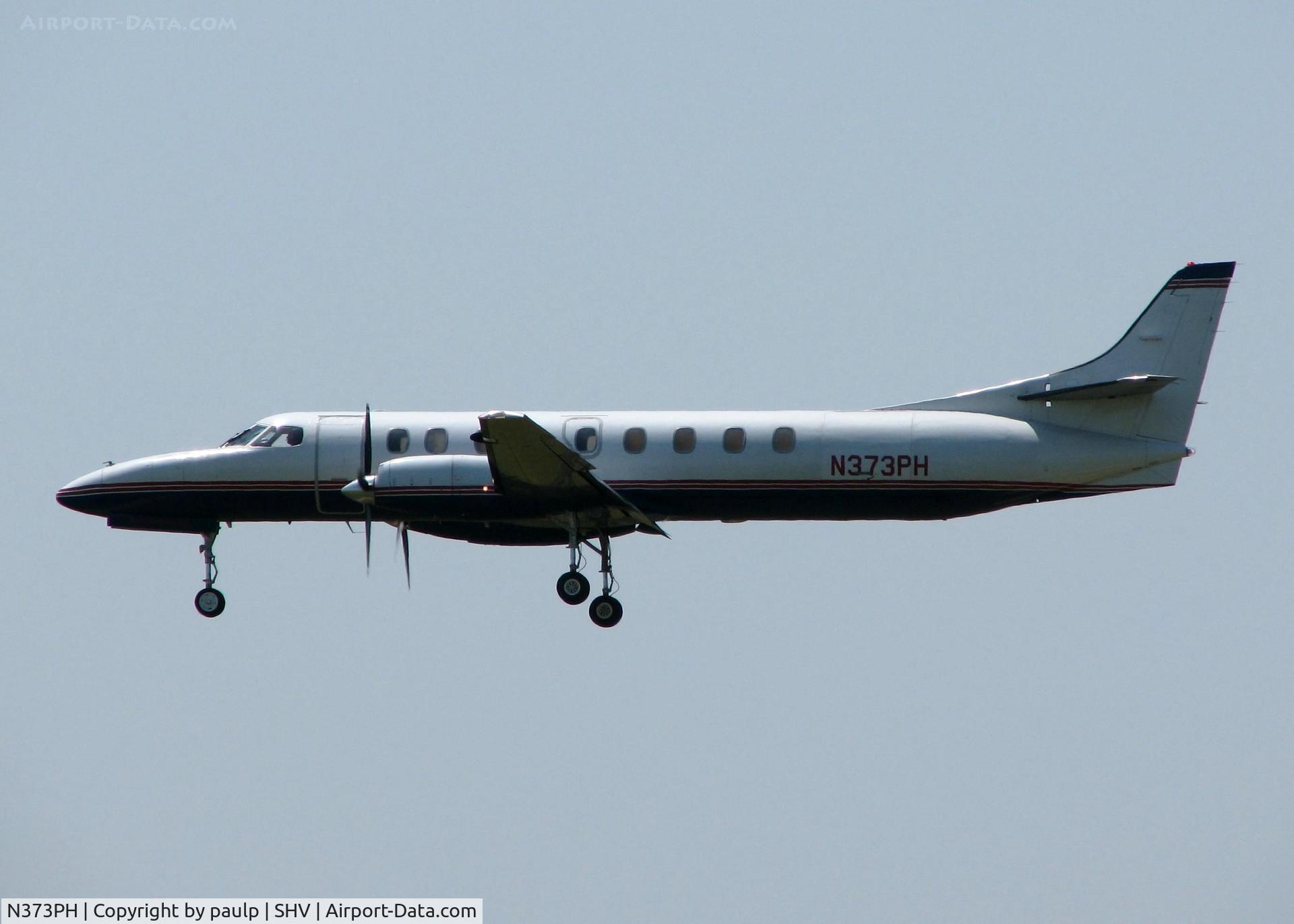 N373PH, Fairchild SA-227AC Metro III C/N AC-538, Landing at Shreveport Regional.