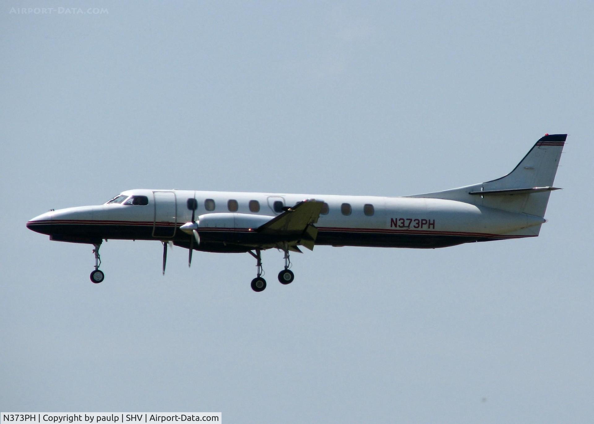 N373PH, Fairchild SA-227AC Metro III C/N AC-538, Landing at Shreveport Regional.