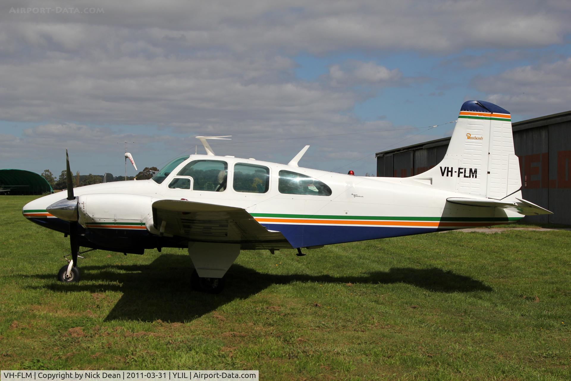 VH-FLM, 1966 Beech D95A Travel Air C/N TD-672, YLIL