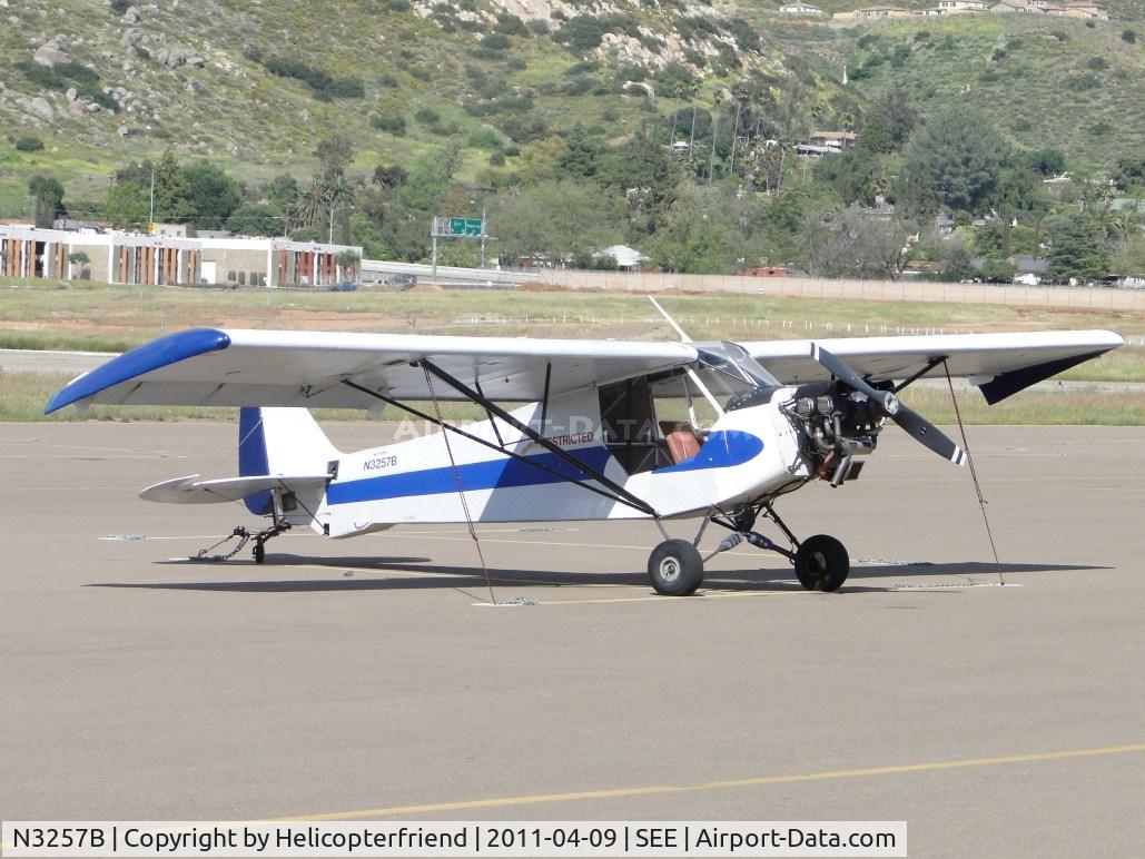 N3257B, 1954 Piper PA-18-135 Super Cub C/N 18-3275, Cowling off and parked near Admin Bldg