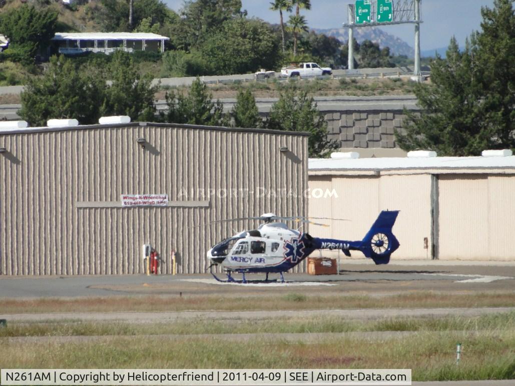 N261AM, Eurocopter EC-135P-2+ C/N 0734, Parked at Mercy Air helipad