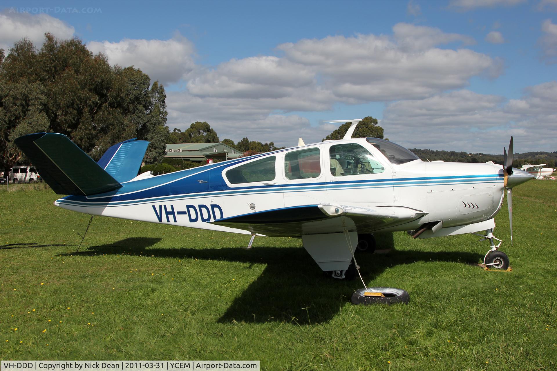 VH-DDD, 1967 Beech V35 Bonanza C/N D-8576, YCEM
