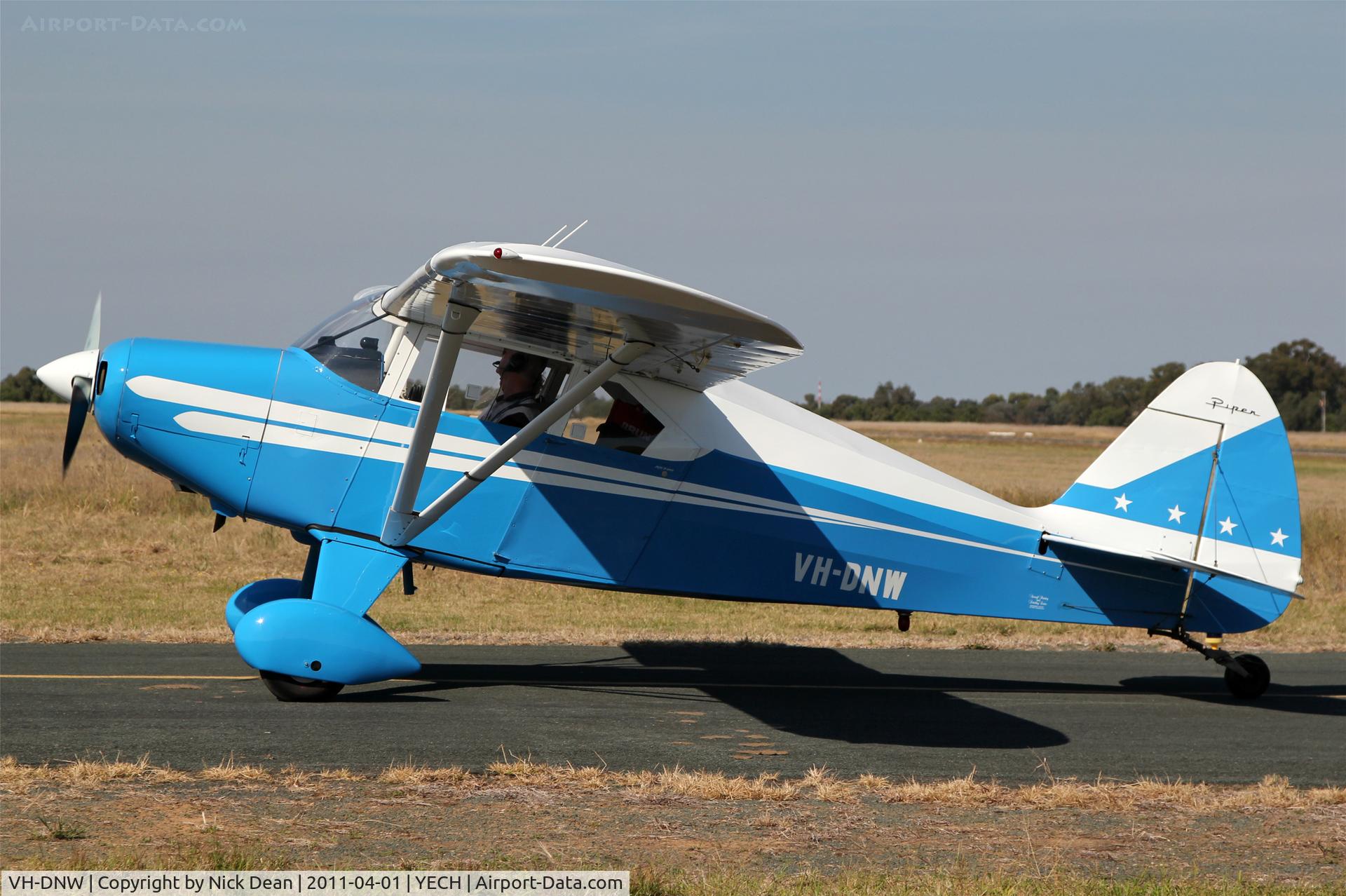 VH-DNW, 1957 Piper PA-22-150 Tri-Pacer C/N 22-5449, YECH AAAA National fly in 2011