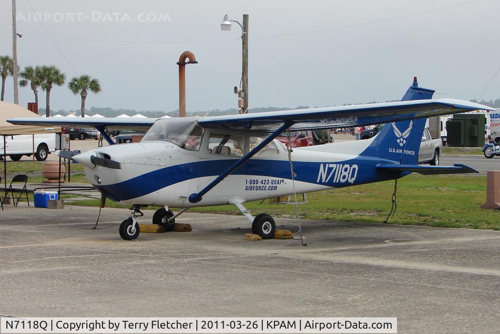 N7118Q, 1972 Cessna 172L C/N 17260418, At Tyndall AFB - 2011 Gulf Coast Salute Show