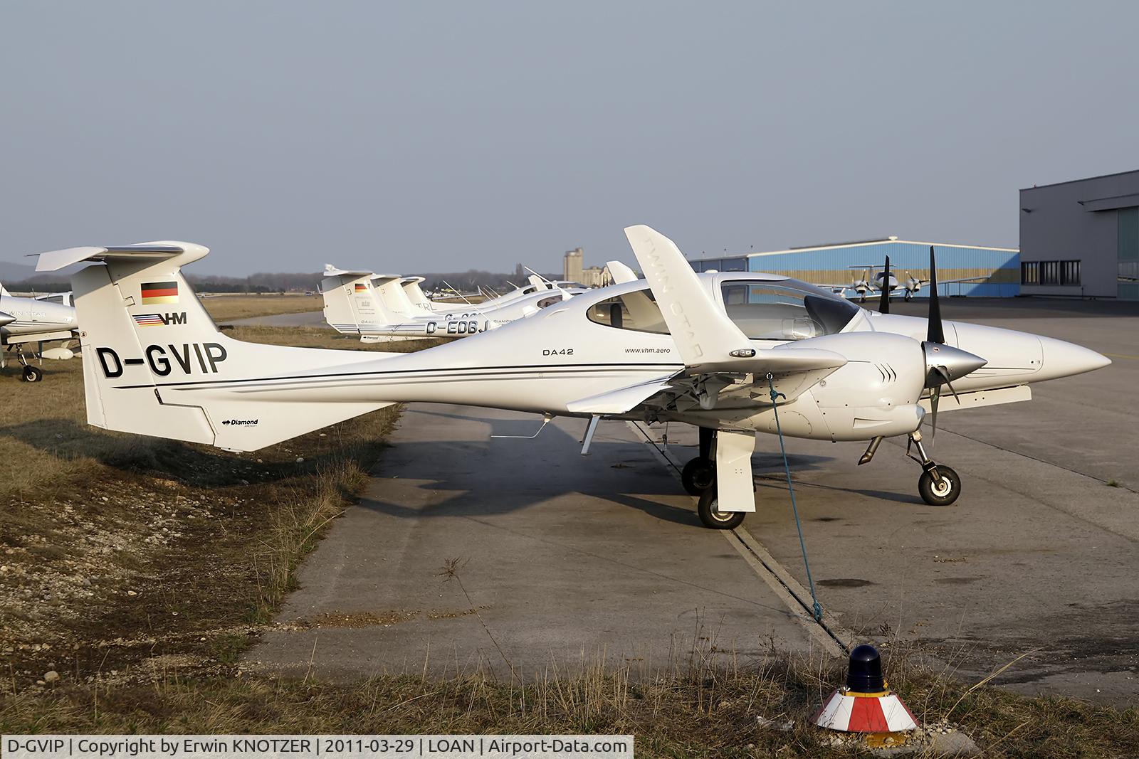 D-GVIP, 2007 Diamond DA-42 Twin Star C/N 42.257, Diamond Aircraft DA-42 Twin Star