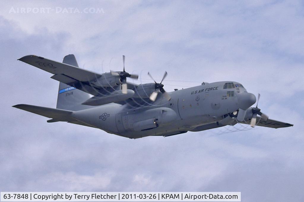 63-7848, 1963 Lockheed C-130E Hercules C/N 382-3918, At Tyndall AFB - 2011 Gulf Coast Salute Show