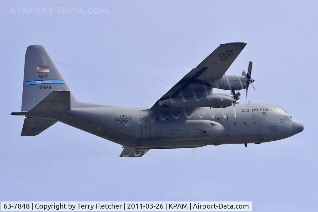 63-7848, 1963 Lockheed C-130E Hercules C/N 382-3918, At Tyndall AFB - 2011 Gulf Coast Salute Show