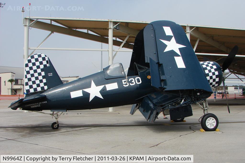N9964Z, 1943 Goodyear FG-1D Corsair C/N 3729, At Tyndall AFB - 2011 Gulf Coast Salute Show