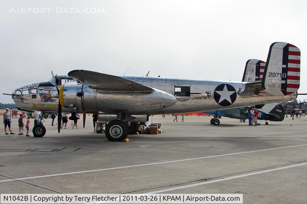 N1042B, 1944 North American B-25N Mitchell C/N 108-35148, At Tyndall AFB - 2011 Gulf Coast Salute Show
