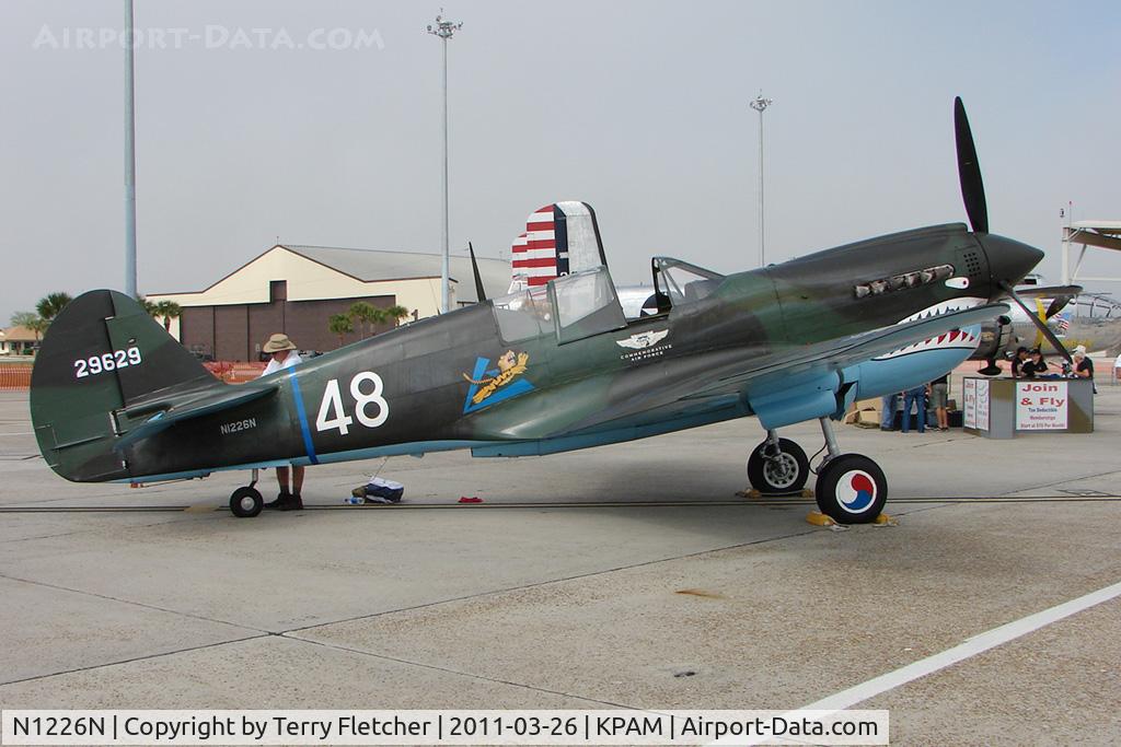 N1226N, Curtiss P-40N Warhawk C/N 29629, At Tyndall AFB - 2011 Gulf Coast Salute Show