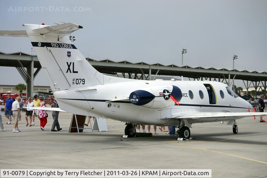 91-0079, 1991 Beechcraft T-1A Jayhawk C/N TT-20, At Tyndall AFB - 2011 Gulf Coast Salute Show