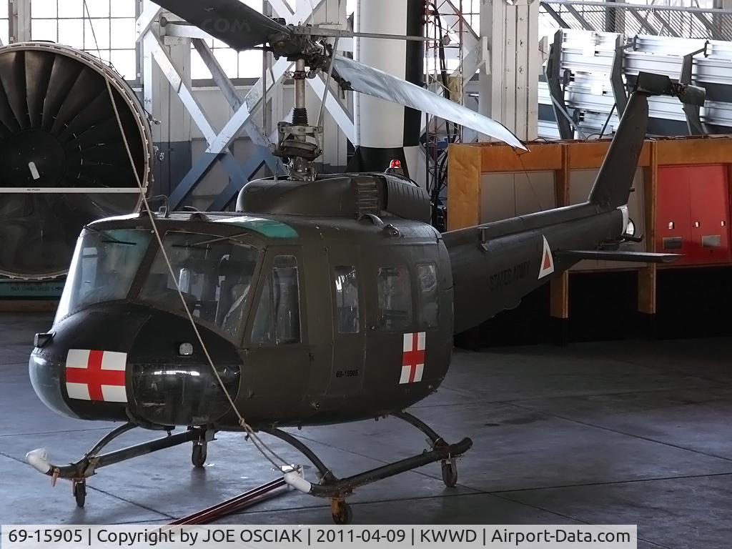 69-15905, 1970 Bell UH-1H Iroquois C/N 12193, on display at KWWD