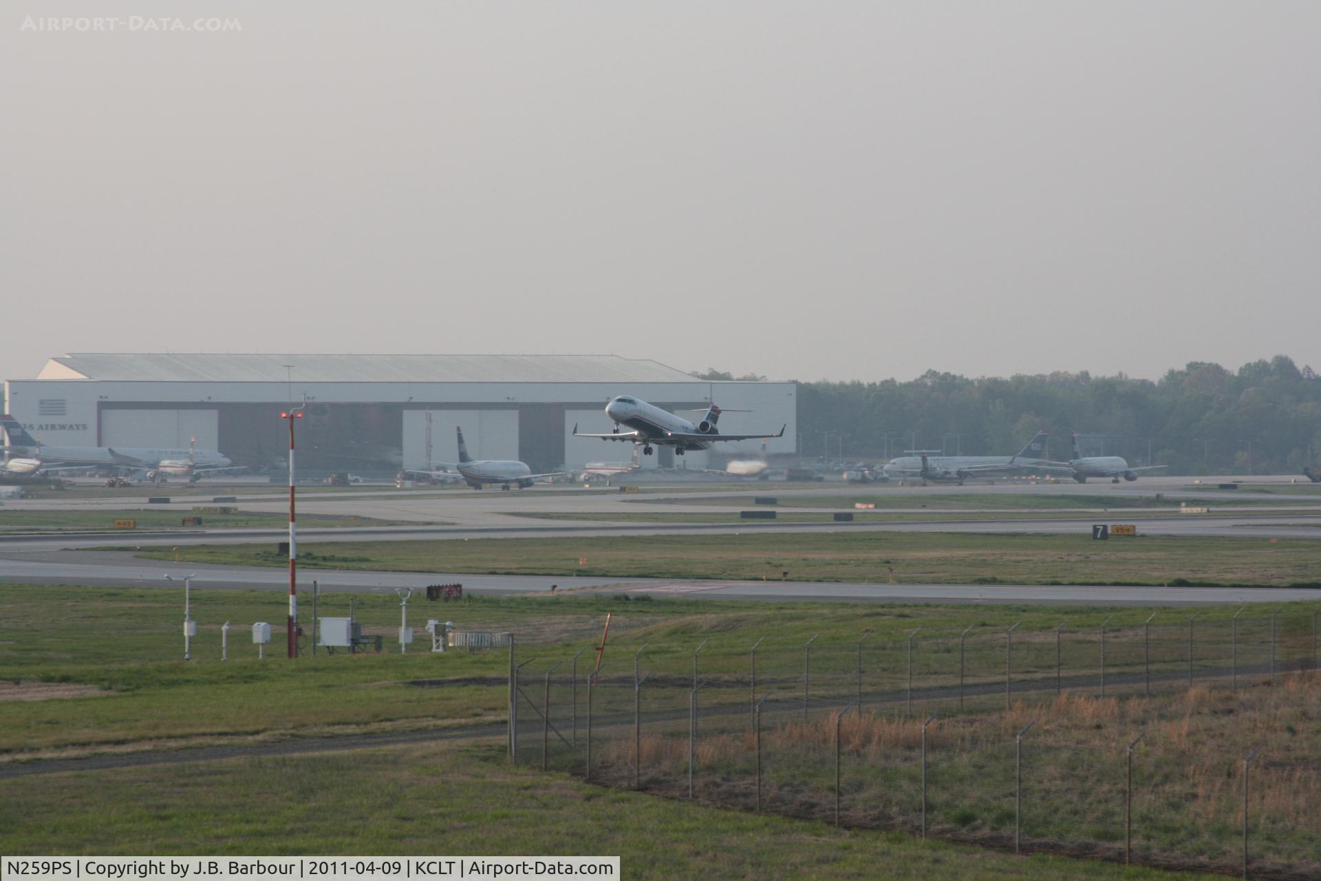 N259PS, 2004 Bombardier CRJ-200ER (CL-600-2B19) C/N 7945, Heavy dewpoint today