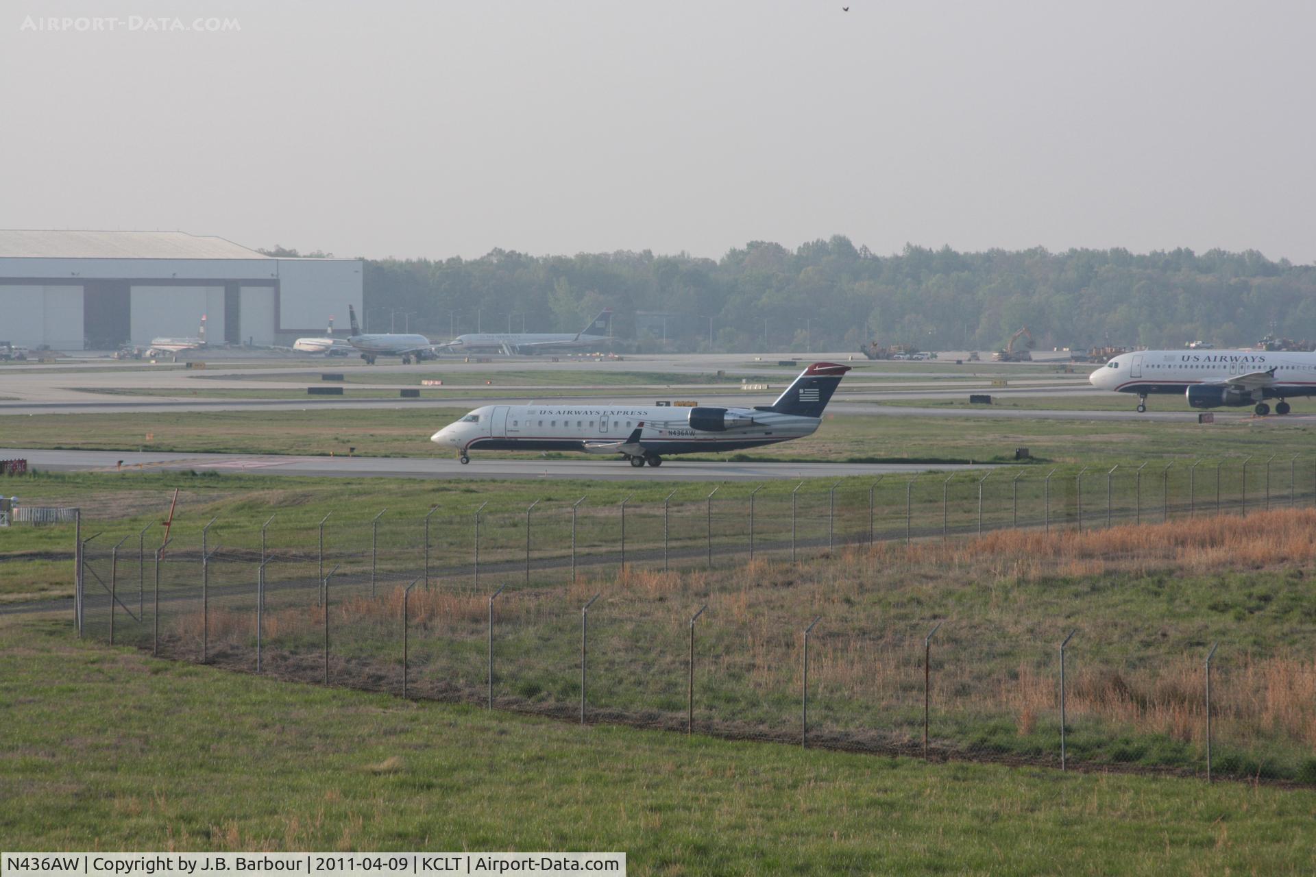 N436AW, 2002 Bombardier CRJ-200LR (CL-600-2B19) C/N 7734, Heavy dewpoint today