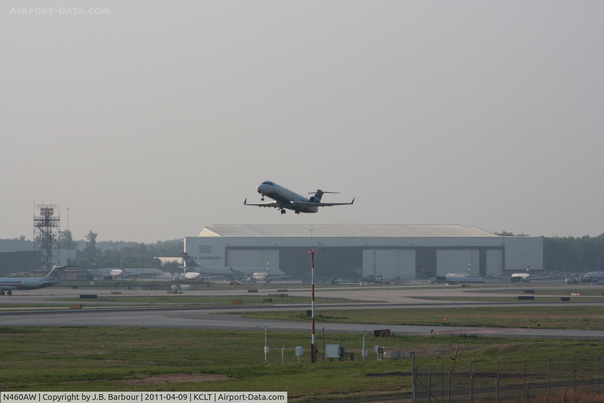 N460AW, 2003 Canadair CRJ-200LR (CL-600-2B19) C/N 7867, Heavy dewpoint today