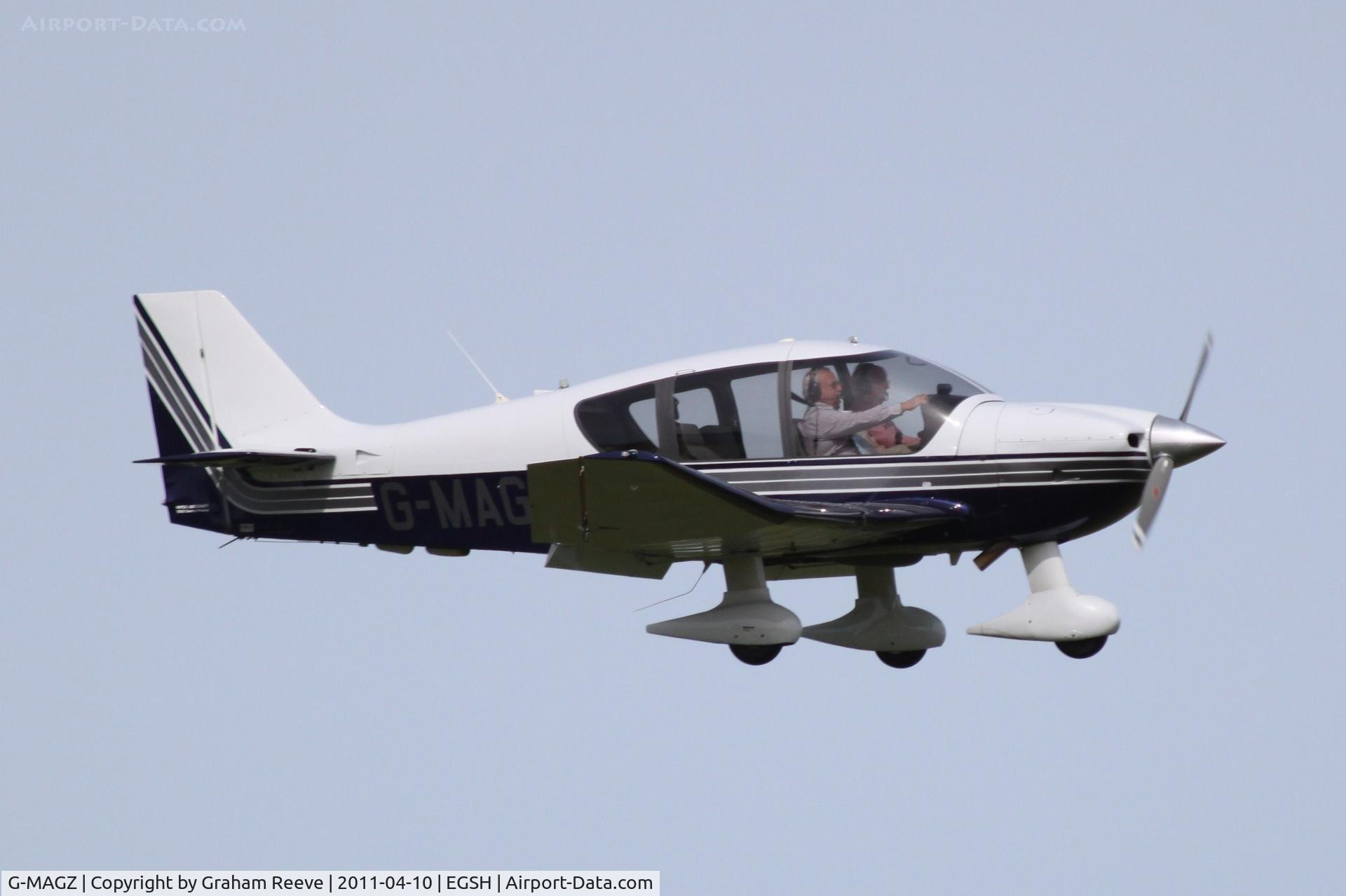 G-MAGZ, 2005 Robin DR-400-500 President C/N 35, Landing at Norwich.