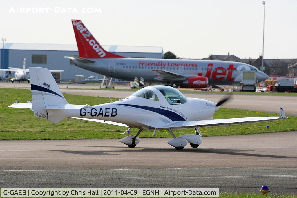 G-GAEB, 2010 Aquila A210 (AT01) C/N AT01-215, Stamp Aviation Ltd