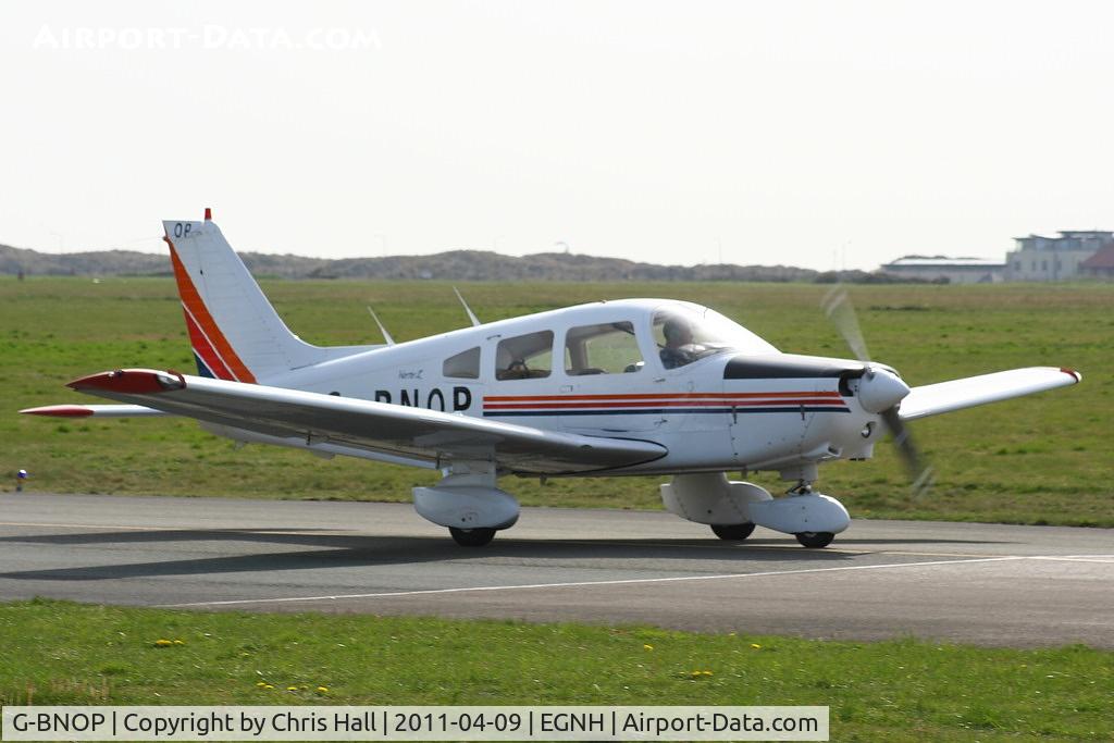 G-BNOP, 1987 Piper PA-28-161 Cherokee Warrior II C/N 2816027, BAE Warton Flying Club
