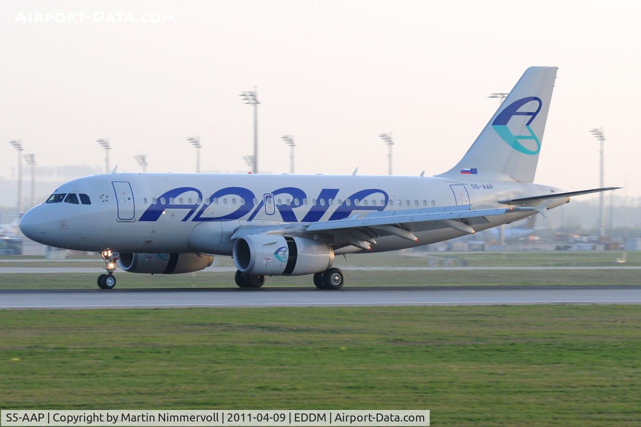 S5-AAP, 2010 Airbus A319-132 C/N 4282, Adria Airways