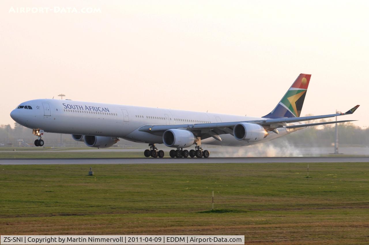 ZS-SNI, 2005 Airbus A340-642 C/N 630, South African Airways