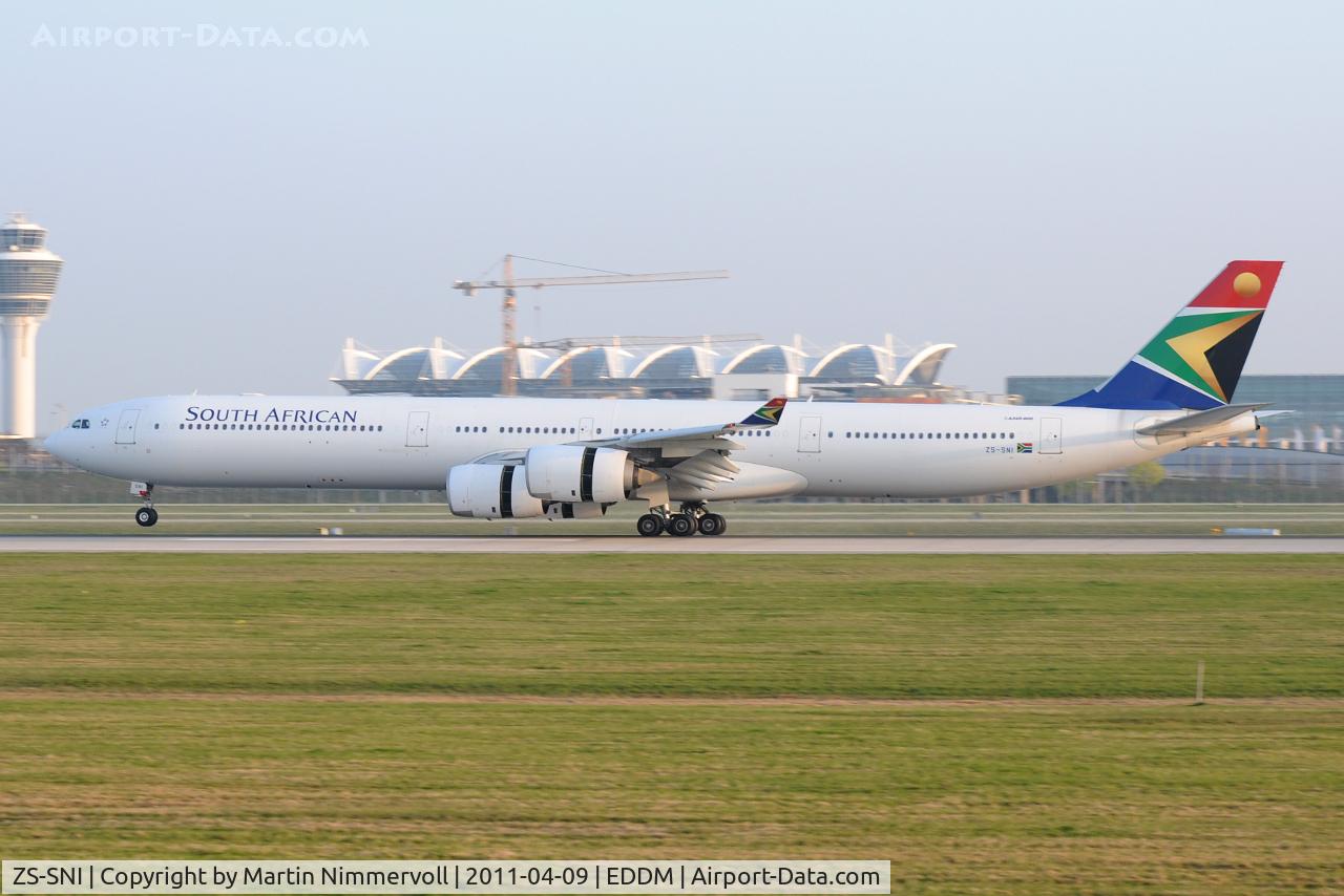 ZS-SNI, 2005 Airbus A340-642 C/N 630, South African Airways