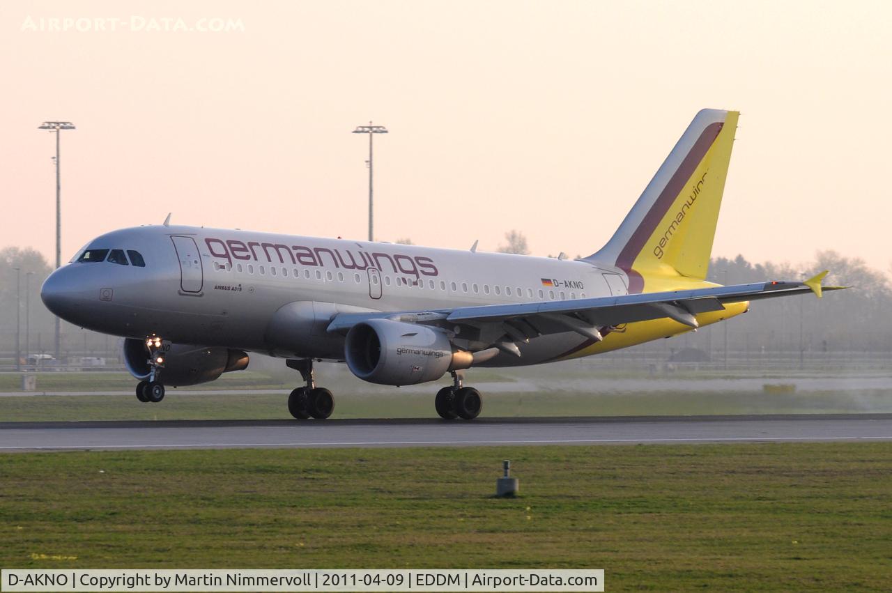 D-AKNO, 1999 Airbus A319-112 C/N 1147, Germanwings