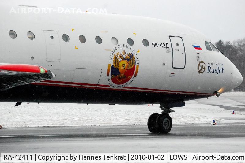 RA-42411, 1992 Yakovlev Yak-42D C/N 4520421219043, RusJet Yakolev Yak42D
