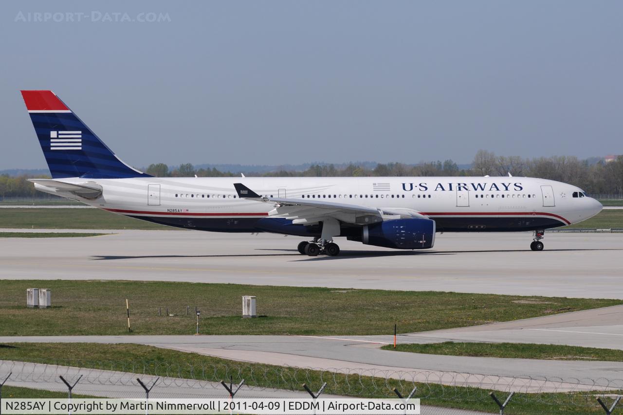 N285AY, 2010 Airbus A330-243 C/N 1100, US Airways