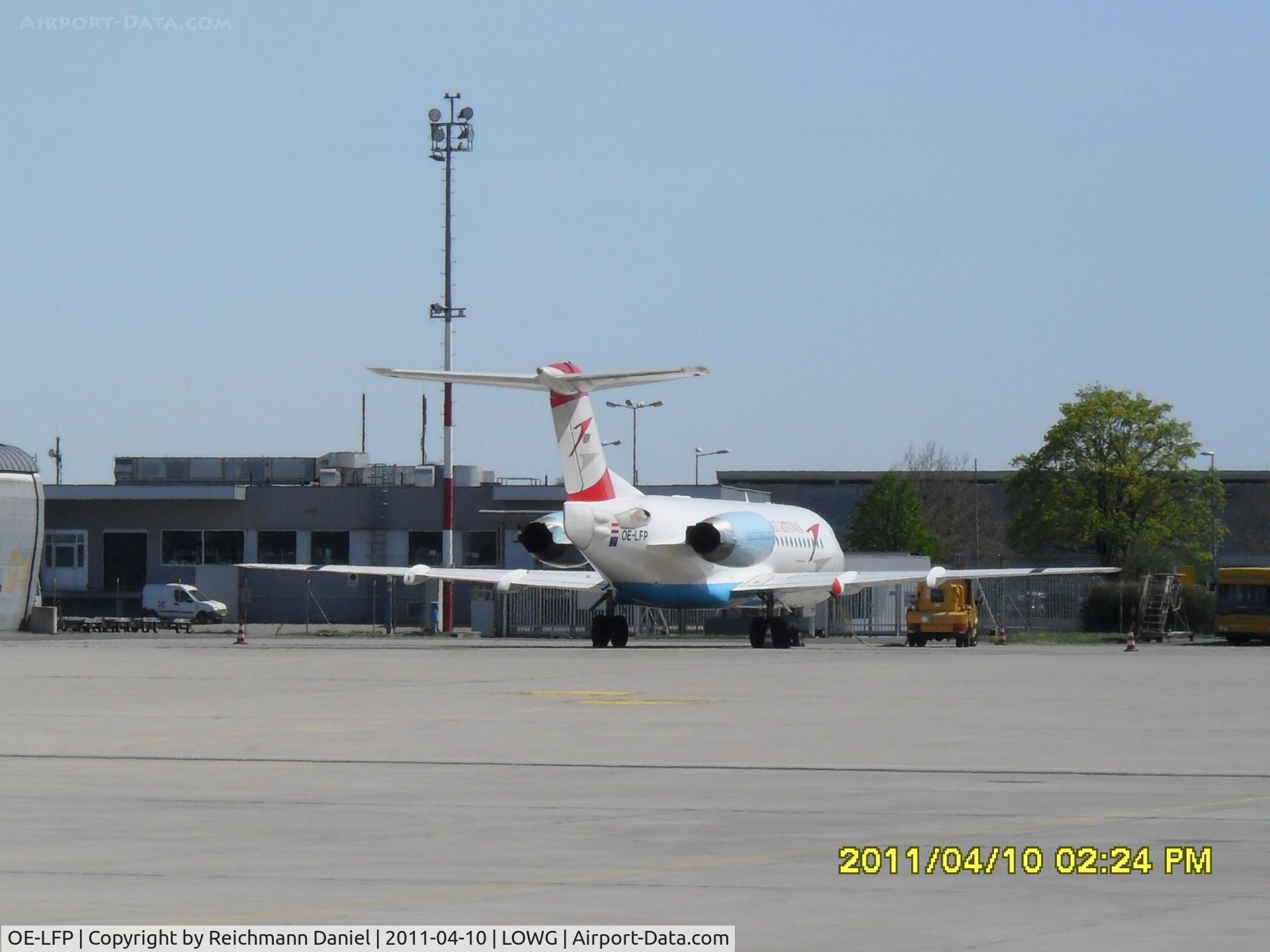OE-LFP, Fokker 70 (F-28-0070) C/N 11560, Also a back of a plane looks beautiful ;)