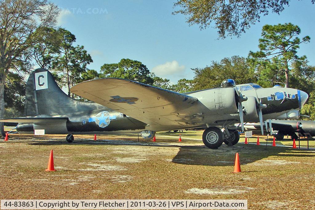 44-83863, 1944 Boeing B-17G-95-DL Flying Fortress C/N 32504, On display at the Air Force Armament Museum at Eglin Air Force Base , Fort Walton , Florida