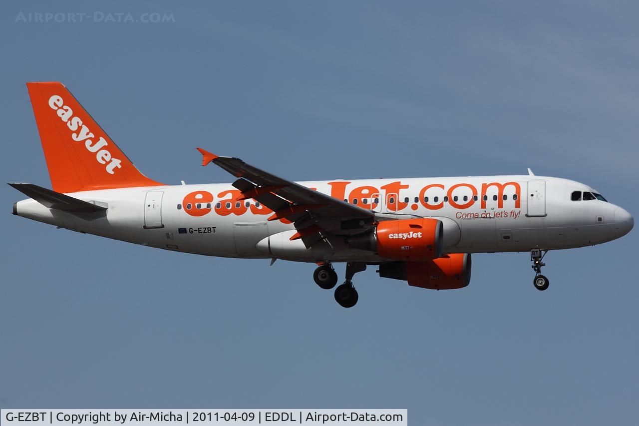 G-EZBT, 2007 Airbus A319-111 C/N 3090, EasyJet